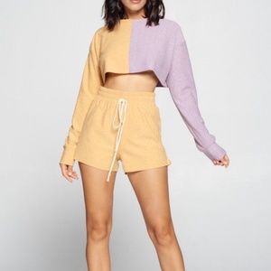 Mustard/Purple Lounge Set